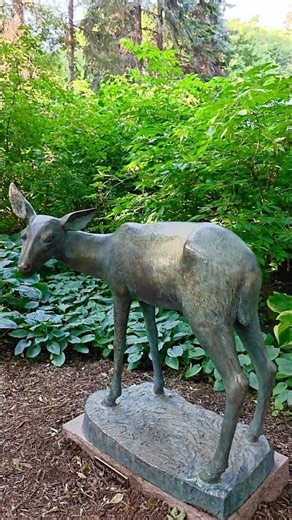 300+ bronze sculptures in one Winnipeg garden 😍 #winnipeg #shorts #sculpture #ytshorts