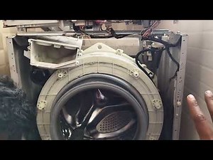 How to fix panasonic front load washing machine drum/ replace/ repair/solving