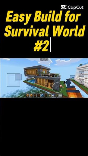 Easy Survival House Build in Minecraft 🏡 | 100 Houses Build Challenge #29