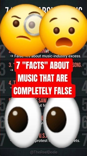 7 "Facts" About Music That Are Completely False #MusicMyths #Debunked