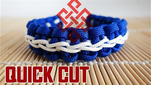 Zipper Stitch Cobra Knot Paracord Bracelet – Quick Cut for Fast Learners