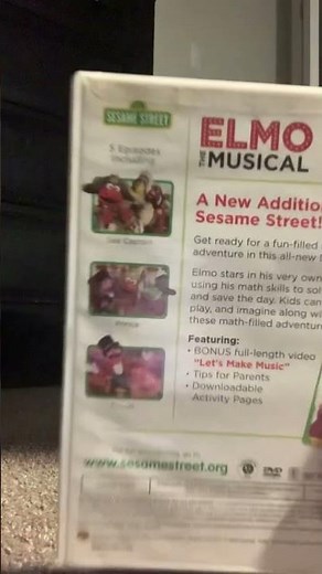 Sesame Street Elmo the musical dvd review