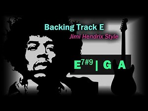 Jimi Hendrix Style Backing Track in E | 87 BPM | Guitar Backing Track