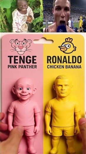 Unboxing Pink Panther X Chicken Banana Tenge X Ronaldo