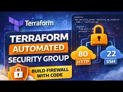 Terraform Security Group Setup on AWS | Build Firewall with Code (HTTP + SSH) | Day 02 Terraform
