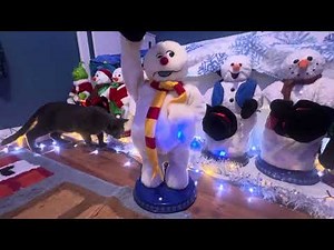Snowflake spinning snowman collection