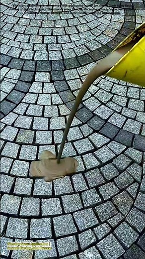 Flowing Grout Application | Smooth Paving Joint Process