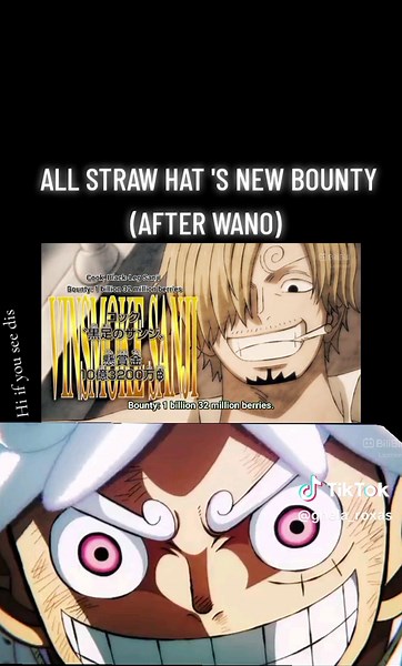 One Piece: Final Bounties of Straw Hat Pirates Revealed (After Wano)