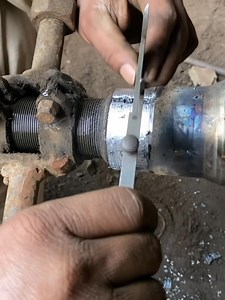 Damaged Thread Repair on Old Tube Axle | Skilled Mechanic Amazing Work #fblifestyle #broken #truck #axle #welding | Skills man