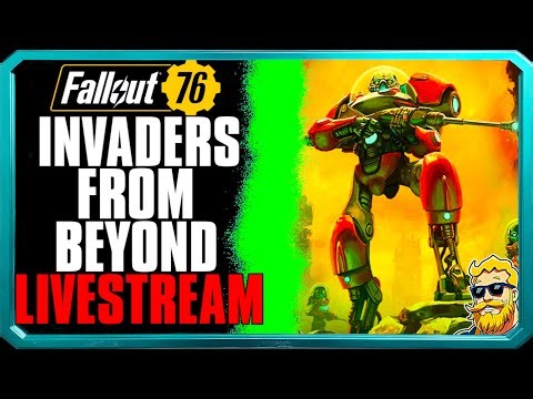 ☢️Fallout 76: Invaders from Beyond Chaos! Glowing Masks for 24 Hours ONLY! #fallout76 #live #gaming
