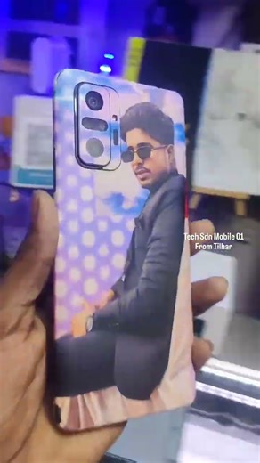 customise lamination redmi Note 10 Pro #shortvideo