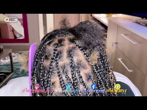 WATCH ME USE FREETRESS WATER WAVE HAIR FOR KNOTLESS BOX BRAIDS | CURLY LONG EXTENDED BOX BRAIDS