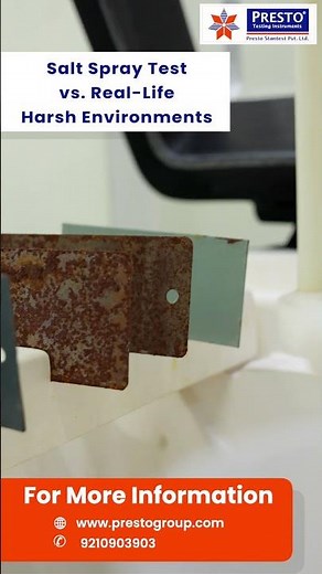 Salt Spray Test vs Real Life Harsh Environments #materialtestingmachine
