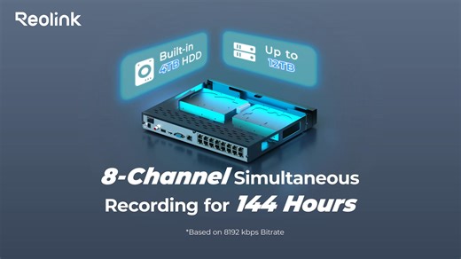 Protect your home with the Reolink RLK16-1200D8 security system 📷 4K Ultra HD Quality 🔍 Smart AI Detection 🔒 24/7 Continuous Recording Grab the best deal now! 🛒 Complete Surveillance Solution for Your Property! | Reolink