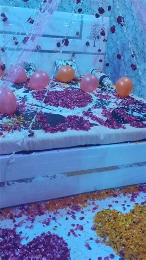 Wedding Bedroom decorations fresh Flowers decorations #wedding #roomdecor #viral #trending