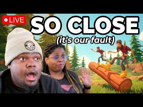 🔴 LIVE: Can A Couple Actually Finish Log Riders? (We Find Out This Morning)