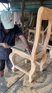 Chair installation technique with solid wood | WOOD DIY 4K