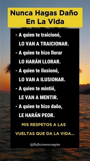 Las Vueltas De La Vida/ Frases y Reflexiones #frases #reflexiones #karma #vida #shorts #viralshorts