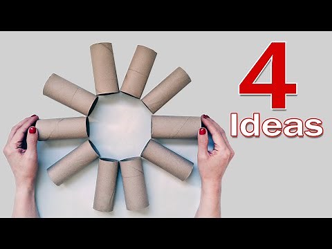 The 4 Most Creative Ways to Reuse Toilet Paper Rolls You Never Thought Of!♻️