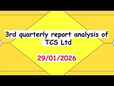 3rd quarterly analysis of TCS Ltd
