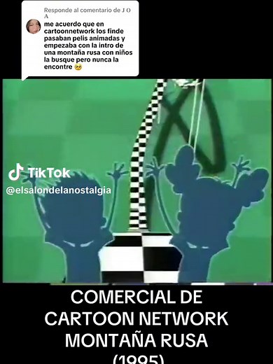 Comercial Cartoon Network Montaña Rusa de 1996