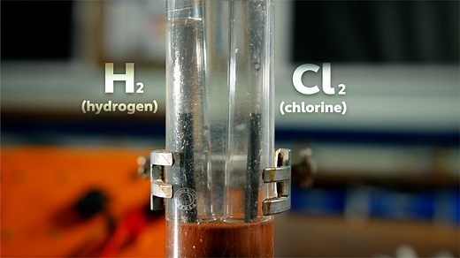 Investigate electrolysis of aqueous solutions using inert electrodes