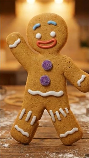 When the Gingerbread Starts Dancing 😄🍪