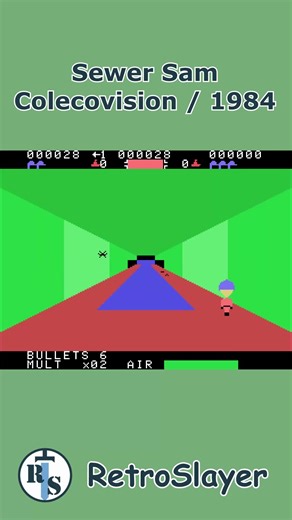 Sewer Sam Gameplay Colecovision