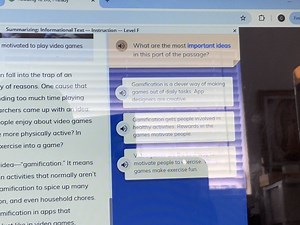Summarizing: Informational Text-Instruction - Level Fmotivated... | Filo