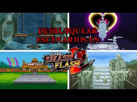 Como desbloquear escenarios secretos en ssf2 - Super smash flash 2