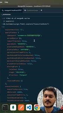 Analyse performance of the query using .explain() in mongodb #mongodb #database #nosql