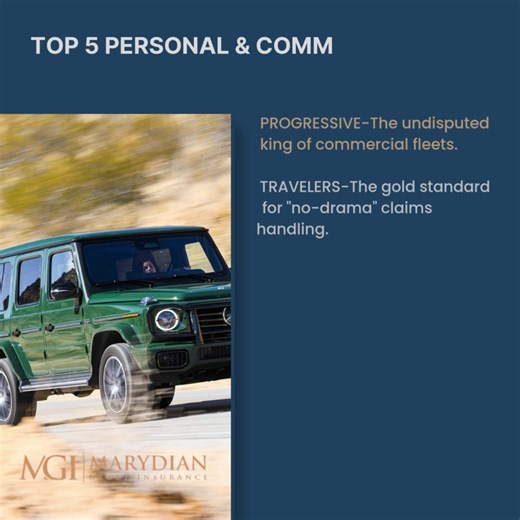 1️⃣ Progressive – Best for Business Fleets 🚚 2️⃣ Travelers – Most Reliable Claims 💎 3️⃣ State Farm – Best Customer Service 🤝 4️⃣ Nationwide – Top-Rated Mobile App 📱 5️⃣ GEICO – Best Price & Tech 💰