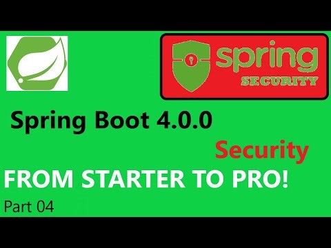 Spring Boot 4.0.0 & Spring Security 7 (part 04) CustomUserDetailsManager
