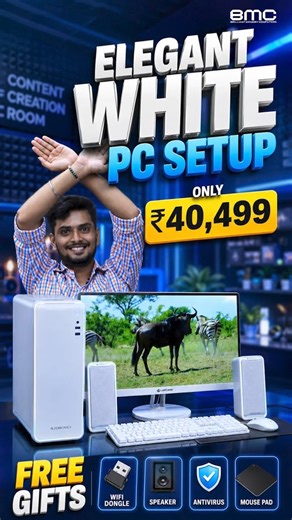 The ultimate all-in-one desktop combo setup for home, office, or school! 🖥️✨ #techdeals #gamingpc