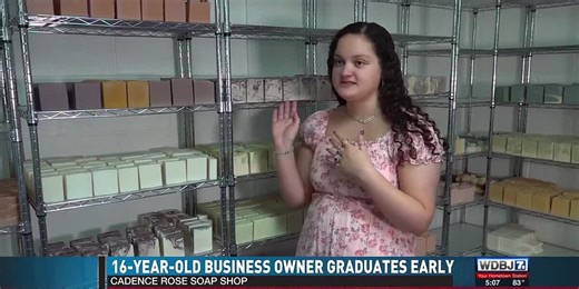 16-Year-Old Graduates Early While Building Soap Business