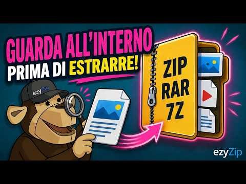 📦 Anteprima Dei File in ZIP, RAR E 7z Senza Estrarli