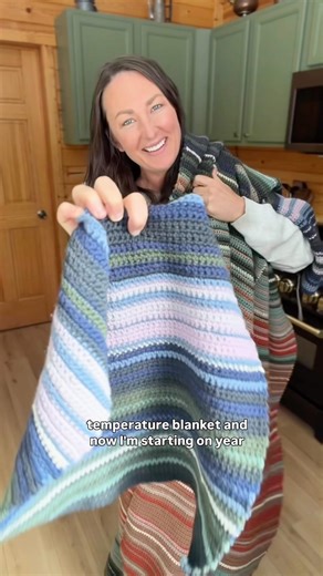 Make a 5-Year Temperature Blanket With Me! #crochet #hobbies