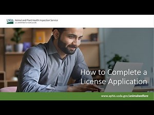 How to Complete A License Application