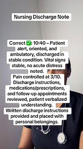 1.3K views · 667 reactions | Nursing Discharge Note #ShareThisPost #nurselife #nursehumor #ShareThisPost | Agatha Anubalu | Facebook