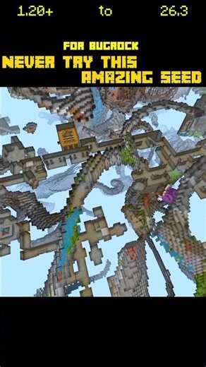 Minecraft Never Try This Amazing Seed....!🗿💀👀💯🥀✅