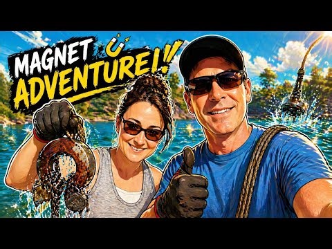Magnet Fishing Florida Space Coast With My Wife | What An Adventure!! #magnetjunkie #magnetfishing
