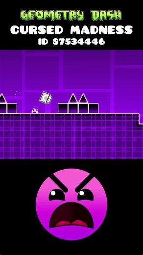 Cursed Madness DESTROYED me #geometrydash #gd #shorts