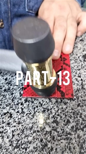 Part 13 A detailed look at creating a python leather gift set #handmade #handmadeinusa #python