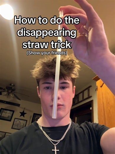 Master the Disappearing Straw Trick