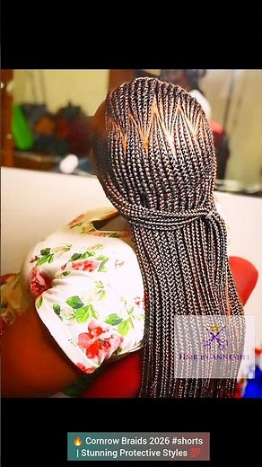 🔥 Cornrow Braids 2026 #shorts | Stunning Protective Styles 💯 #braids #hairstyles #cornrows