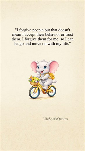 Forgive people