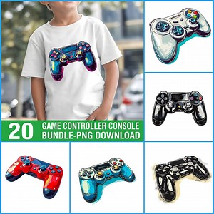 Game Controller Clipart Bundle - Etsy
