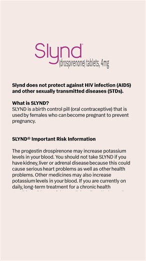 You don't have to just take our word for it! Ask your doctor about Slynd, one of the top-prescribed estrogen-free birth control brands in the U.S.¹ Click the link in our bio or visit slynd.com/pi to read the full Prescribing Information, including Patient Information and Instructions for Use. Reference: 1. Top 20 Rx Oral Contraceptives (Ranked by MAT). IQVIA SMART Platform - NPA dataset. Retrieved April 2025. | Slynd® (drospirenone)