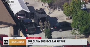 SWAT team on scene of possible burglary in East L.A.