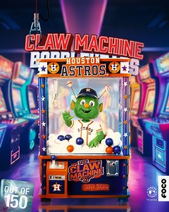 #MLB Mascot Claw Machine Mascot Bobbleheads | FOCOBobbles